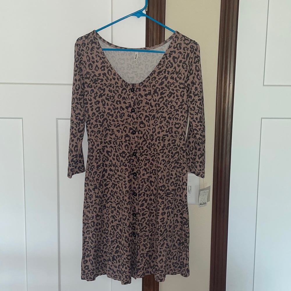 Mudd Cheetah Print Dress